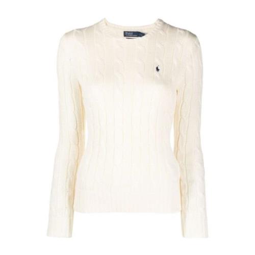 Beige Bomuldscasual Sweater