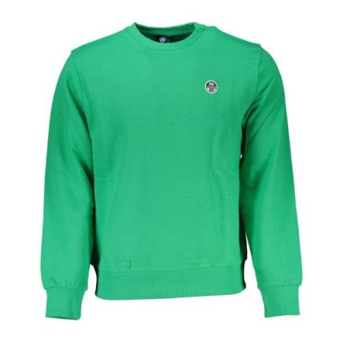 Grøn Langærmet Sweatshirt med Logo