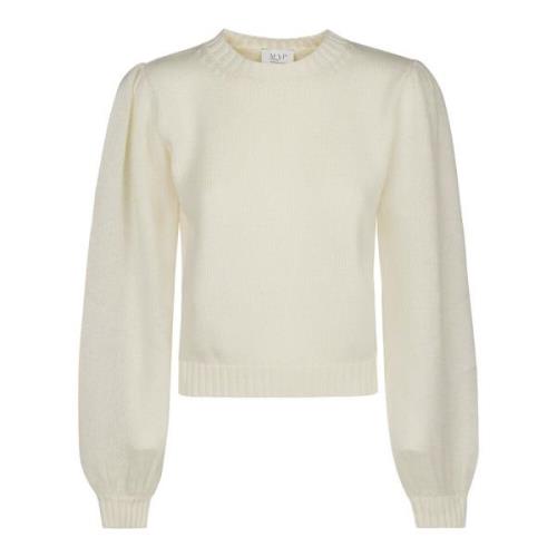 Mohair Uld Crewneck Strik Pullover