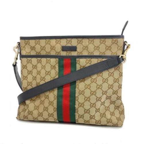 Pre-owned Canvas gucci-tasker