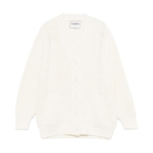 Chunky Strik V-Hals Sweater