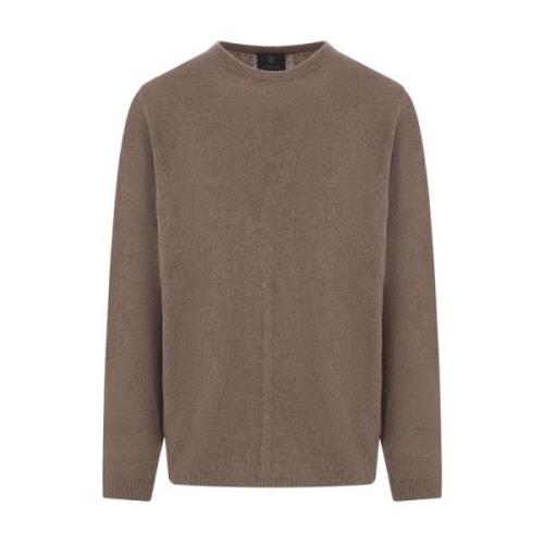 Grafisk Uld Cashmere Sweater