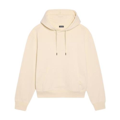 Beige Broderet Sweatshirt