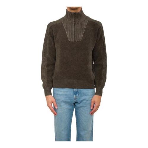 Grøn Pullover Sweater Stilfuld Mode