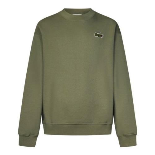 Khaki Grøn Krokodille Badge Sweatshirt