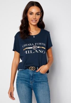 Chiara Forthi Short Sleeve Tee Navy XS