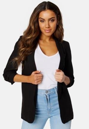 Pieces Pcbosella 3/4 Blazer Black Black - XXL