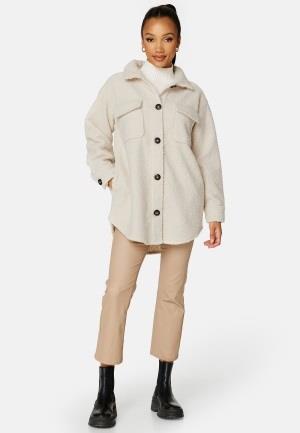 BUBBLEROOM Teagan Teddy Shacket Beige XL