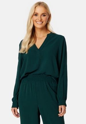 BUBBLEROOM Matilde ls blouse Dark green XS