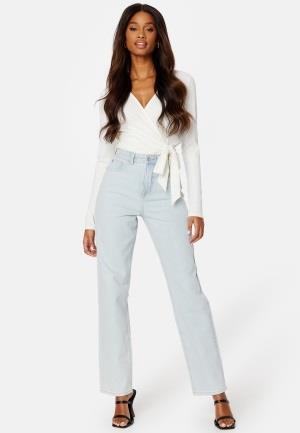 BUBBLEROOM Straight High Waist Jeans Light denim 44