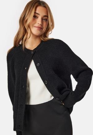 SELECTED FEMME Slflulu LS knit short cardigan Black XL