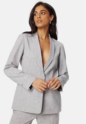 BUBBLEROOM Shelley Blazer Light grey melange 38