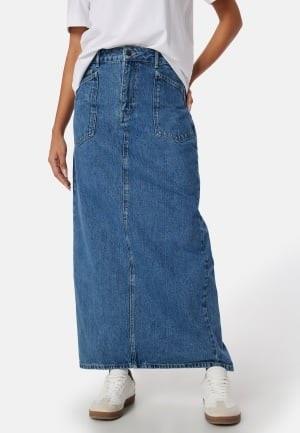 Object Collectors Item Objthylane long denim skirt Medium Blue Denim M