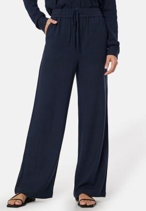 SELECTED FEMME Sflviva-Gulia HW  Linen Pant Dark Sapphire 40