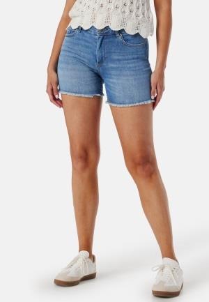 ONLY Onlblush Raw Denim Shorts Ligth Blue Denim M