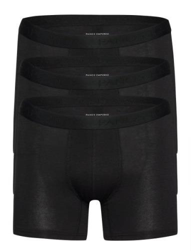 Panos Emporio 3Pk Base Bamboo Boxer Boxershorts Black Panos Emporio