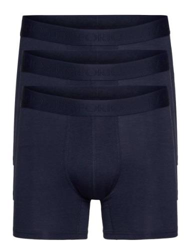 Panos Emporio 3Pk Base Bamboo Boxer Boxershorts Blue Panos Emporio