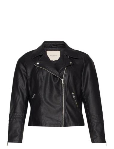 Caremmy Faux Leather Biker Noos Læderjakke Skindjakke Black ONLY Carma...