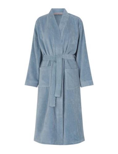 Organic Robe Morgenkåbe Blue Rosemunde