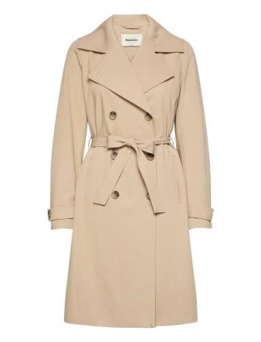 Hiro Jacket Trenchcoat Frakke Beige Modström