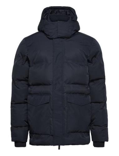 Puffer Jacket - Grs/Vegan Foret Jakke Black Knowledge Cotton Apparel