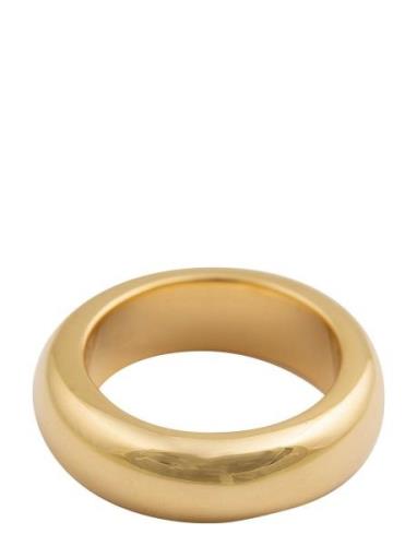 Bolded Ring Gold Ring Smykker Gold Syster P