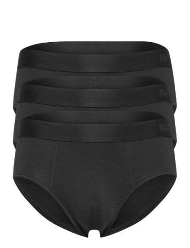 Brief 3-Pack Bamboo Fsc Underbukser Y-front Briefs Black Resteröds