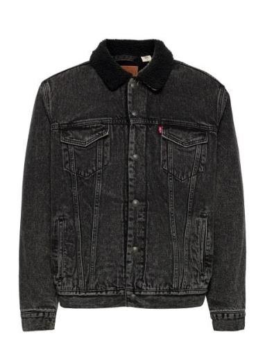 Type 3 Sherpa Trucker Roadster Jakke Denimjakke Grey LEVI´S Men