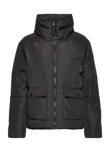 Slfdasa Puffer Jacket Foret Jakke Black Selected Femme