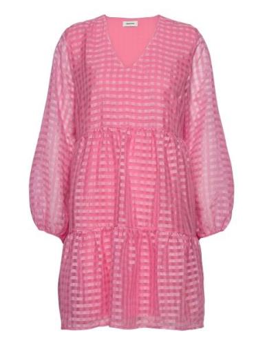 Tatty Dress Kort Kjole Pink Modström