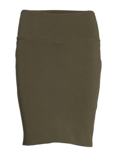 Penny Skirt Kort Nederdel Green Kaffe