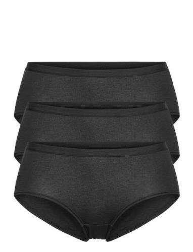 Brief 3 Pack Carin Regular Trusser, Tanga Briefs Black Lindex