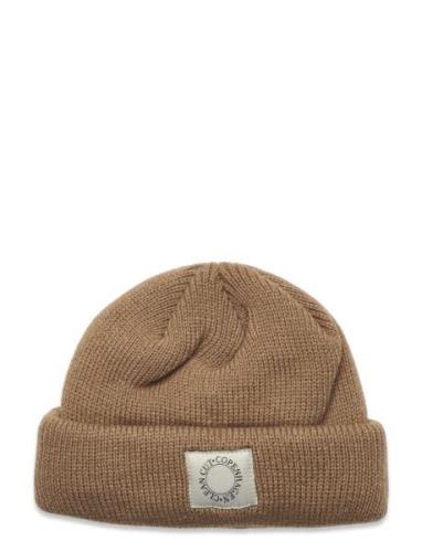 Hugo Beanie Accessories Headwear Beanies Beige Clean Cut Copenhagen