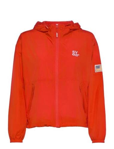 W. Windbreaker Jacket Outerwear Jackets Windbreakers Red Svea