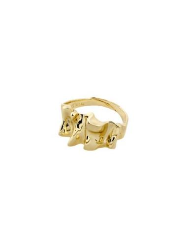 Willpower Recycled Sculptural Ring Ring Smykker Gold Pilgrim