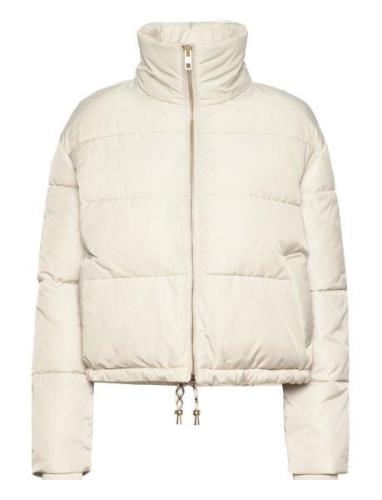 Short Puffer Jacket Foret Jakke Cream Coster Copenhagen