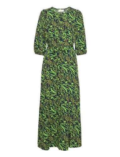 Fqlesandra-Dress Maxikjole Festkjole Green FREE/QUENT