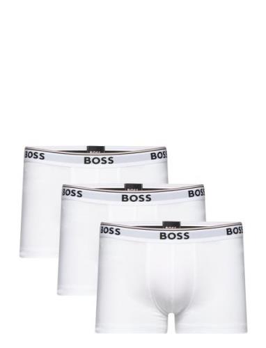 Trunk 3P Power Boxershorts White BOSS