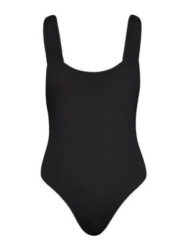 Audny Ella Swimsuit Badedragt Badetøj Black Becksöndergaard