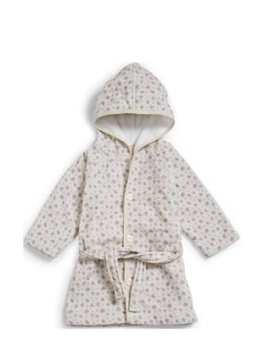 Bathrobe - Autumn Rose Morgenkåbe Badekåbe White Elodie Details