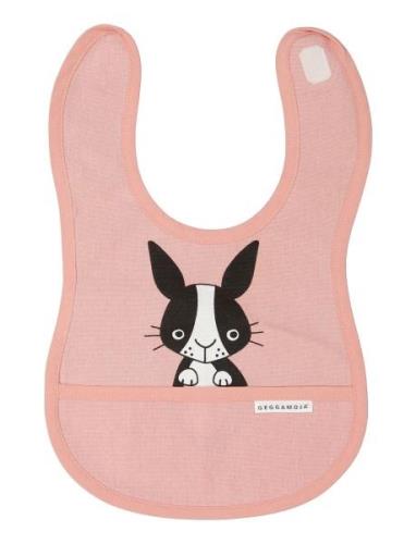 Bib White Leo Baby & Maternity Care & Hygiene Dry Bibs Pink Geggamoja