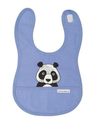 Bib White Leo Baby & Maternity Care & Hygiene Dry Bibs Blue Geggamoja