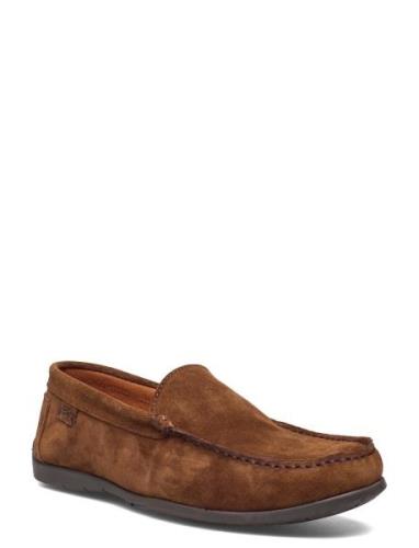 Plain Driving Loafer Sde Marstrand Loafers Flade Sko Brown Marstrand