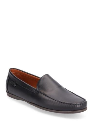 Plain Driving Loafer Lth Marstrand Loafers Flade Sko Blue Marstrand