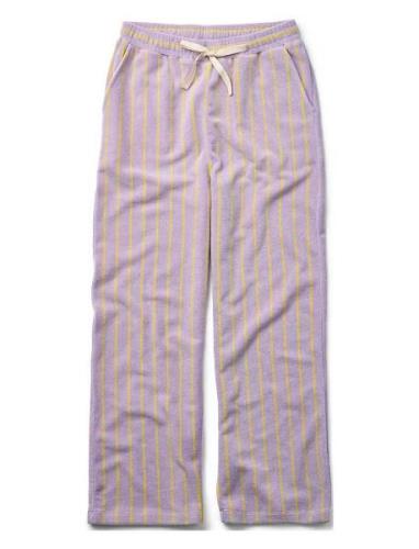 Naram Knitted Pants Pyjamas Nattøj Purple Bongusta