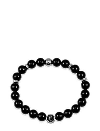 Beads Bracelet 8Mm Armbånd Smykker Black Edd.