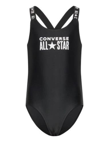 Cnvg 1 Pc Core Logo Swimsuit Badedragt Badetøj Black Converse