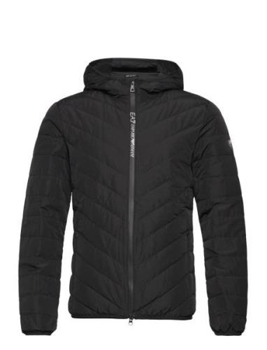 Down Jacket Foret Jakke Black EA7