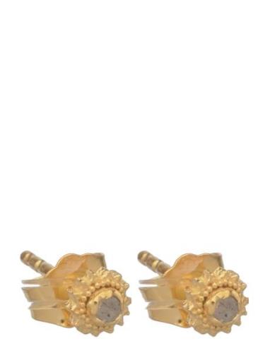 Willa Earrings Accessories Jewellery Earrings Studs Gold Maanesten