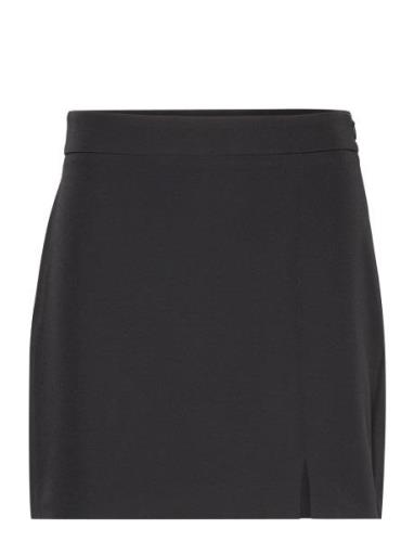 Onlelly Life Slit Skirt Tlr Kort Nederdel Black ONLY